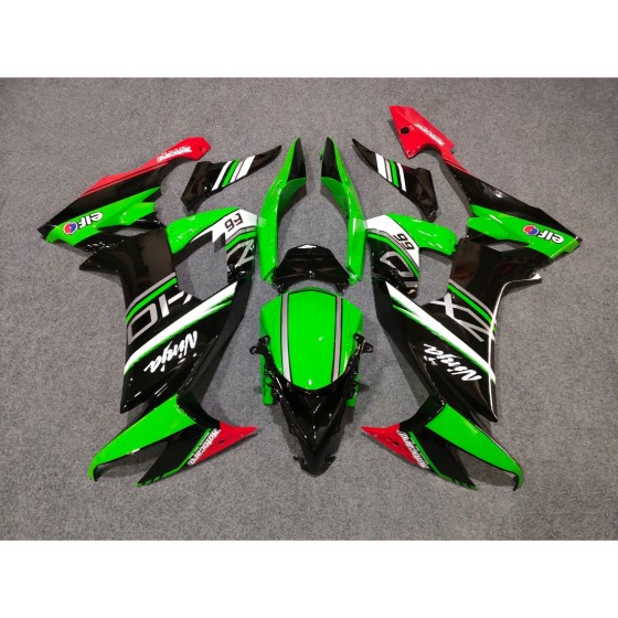 Kawasaki Ninja ZX10R Customized Green Motorcycle fairings(2008-2010)