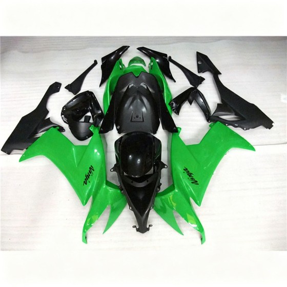 Kawasaki Ninja ZX10R Green & Black Motorcycle fairings(2008-2010)
