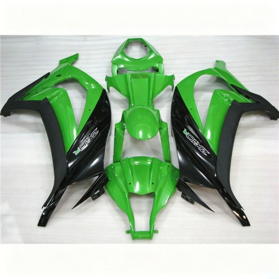 Kawasaki Ninja ZX10R Green & Black Motorcycle fairings(2011-2015)