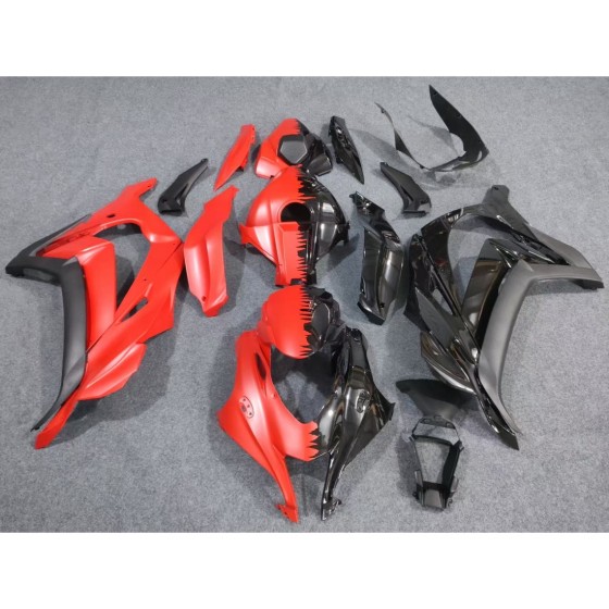 Black/Red Motorcycle Fairings(full tank cover) For Kawasaki Ninja ZX10R (2016-2020)