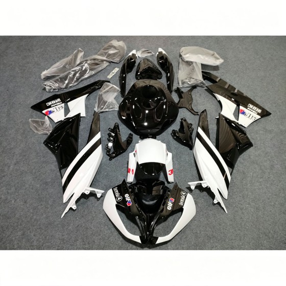 Kawasaki Ninja ZX-6R Black 的Motorcycle Fairings with full tank cover(2009-2012)