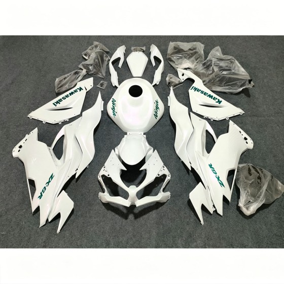Kawasaki Ninja ZX6R Chameleon White/Purple Motorcycle Fairing(full tank cover)(2019-2023)
