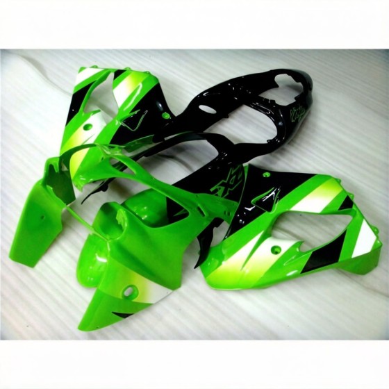 Kawasaki Ninja ZX9R Green & Black Motorcycle fairings(2000-2001)