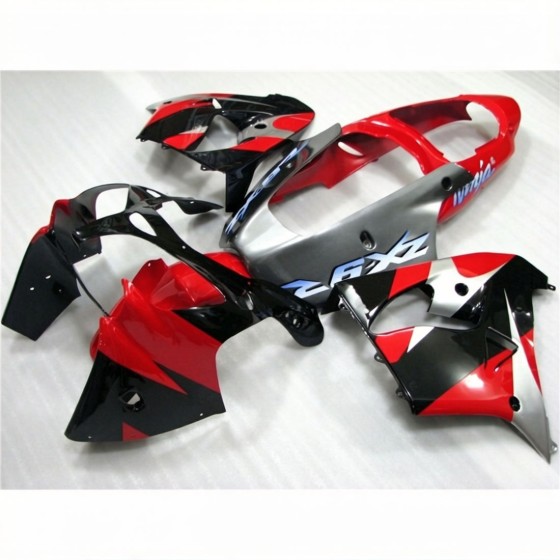 Kawasaki Ninja ZX9R Red & Black Motorcycle fairings(2000-2001)