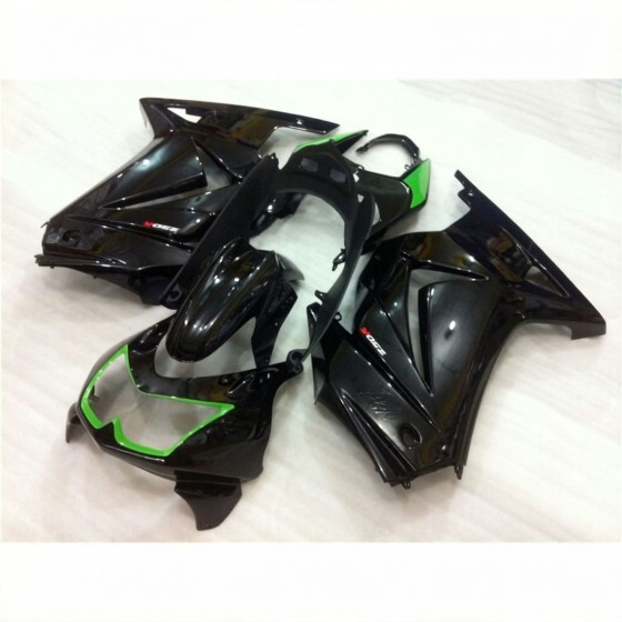 Kawasaki Ninja 250R Glossy Black Motorcycle fairings(2008-2012)