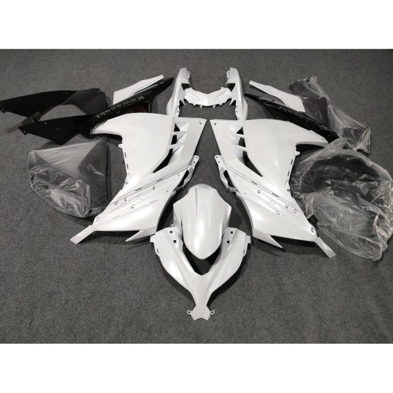 Kawasaki Ninja 250R Pearl White Motorcycle fairings(2013-2018)
