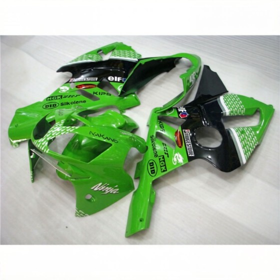 Kawasaki Ninja ZX12R Green Motorcycle fairings(2002-2004)