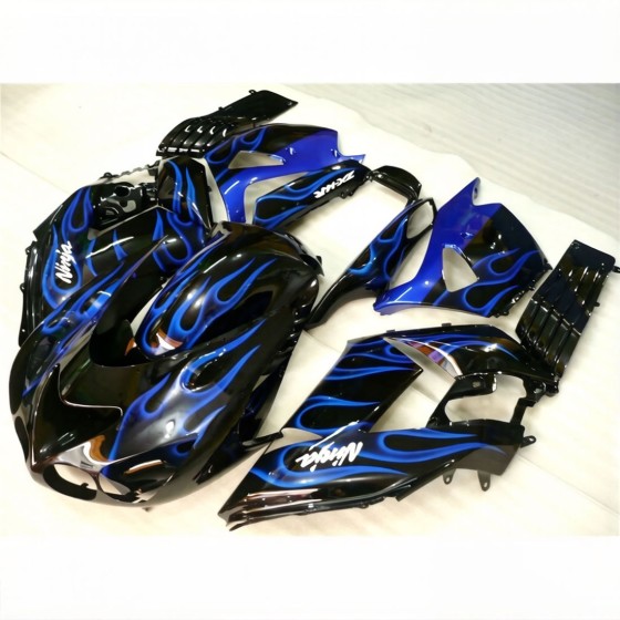 Kawasaki Ninja ZX14R Blue Flame Motorcycle fairings(2006-2011)