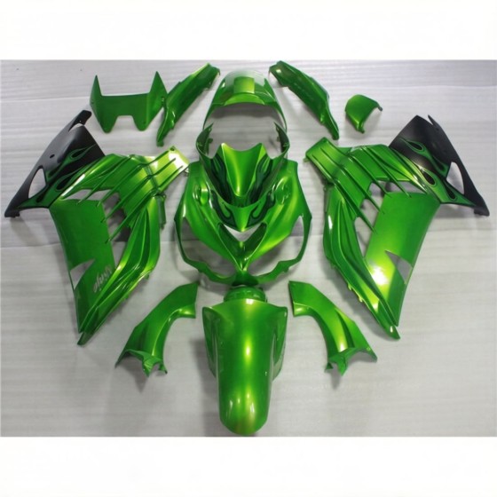 Kawasaki Ninja ZX14R Green Motorcycle fairings(2006-2011)