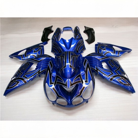 Kawasaki Ninja ZX14R Silver decal Motorcycle fairings(2006-2011)
