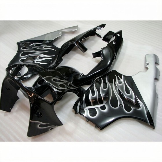 Kawasaki Ninja ZX7R Silver Flame Motorcycle fairings(1996-2003)