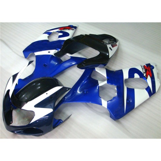 Suzuki GSXR1000 Blue & White Motorcycle Fairings(2000-2002)