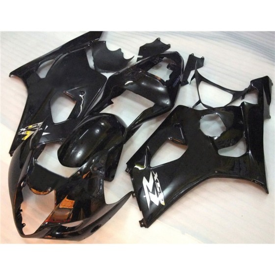 Suzuki GSXR1000 Glossy Black Motorcycle Fairings(2003-2004)