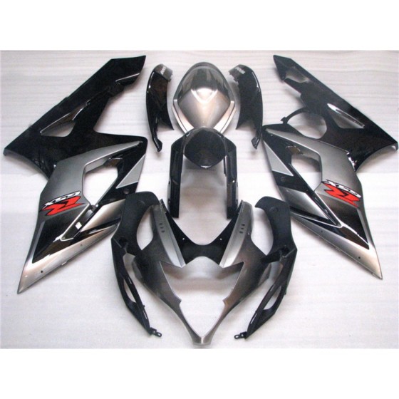 Suzuki GSXR1000 Silver Grey Motorcycle Fairings(2005-2006)