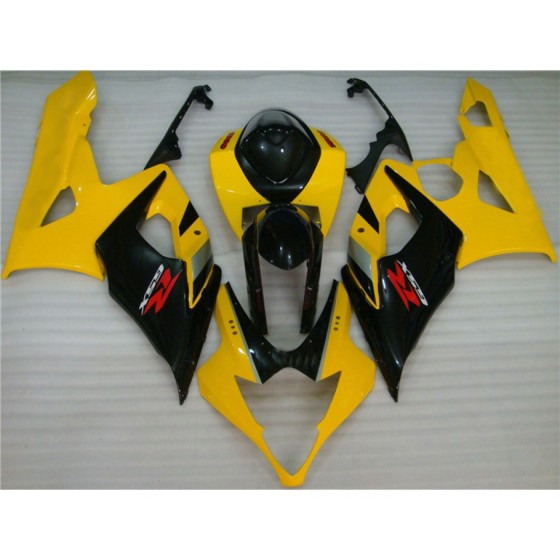 Suzuki GSXR1000 Yellow & Black Motorcycle Fairings(2005-2006)