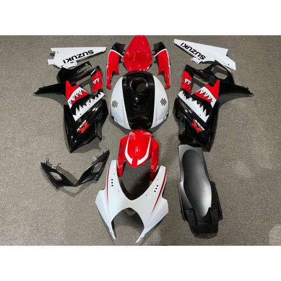 SUZUKI GSXR1000 Shark Mouth MOTORCYCLE FAIRINGS with full tank(2007-2008)