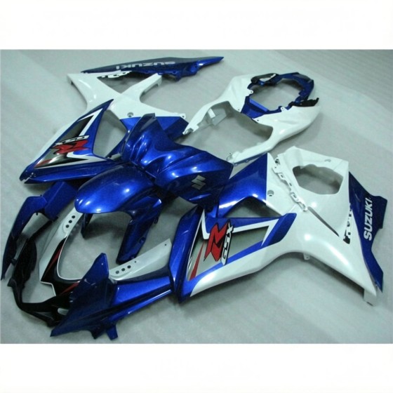 Suzuki GSXR1000 White & Blue Motorcycle Fairings(2009-2016)