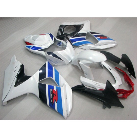 Suzuki GSXR1000 White Motorcycle Fairings(2009-2016)