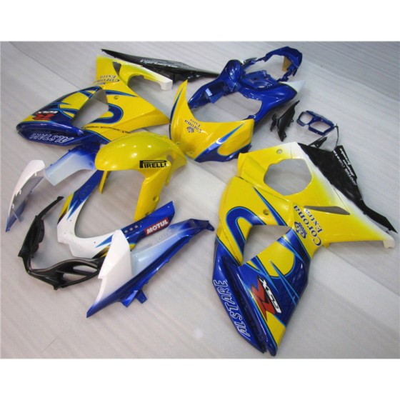 Suzuki GSXR1000 Yellow & Blue Motorcycle Fairings(2009-2016)