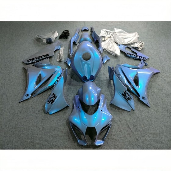 Chameleon Nardo gray/Blue Suzuki GSXR1000 K17 Motorcycle Fairings(2017-2024)