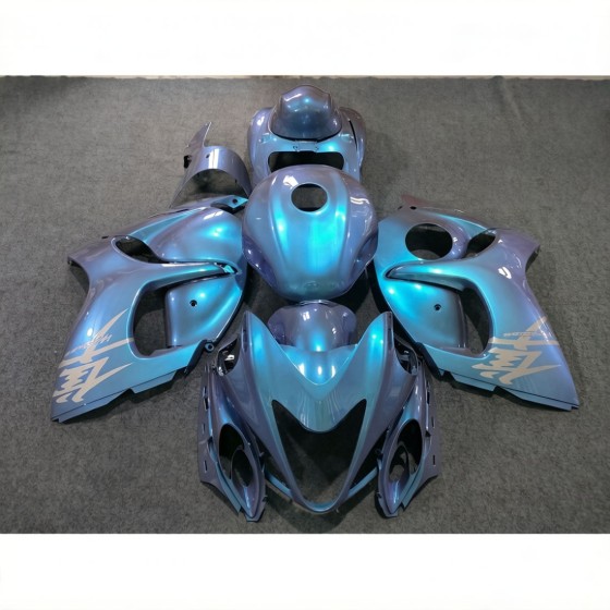 Fairings For GSXR1300R Chameleon Nardo Grey/Blue (Grey Decal) With full tank cover(2008-2016)