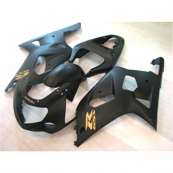 Matte Black Suzuki GSXR600 750 K1 Motorcycle Fairings(2001-2003)