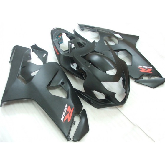 Matte Black Suzuki GSXR600 750 K4 Motorcycle Fairings(2004-2005)