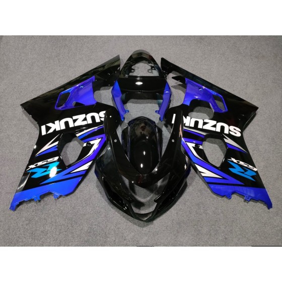 Suzuki GSXR600 750 K4 Glossy Blue Motorcycle Fairings(2004-2005)