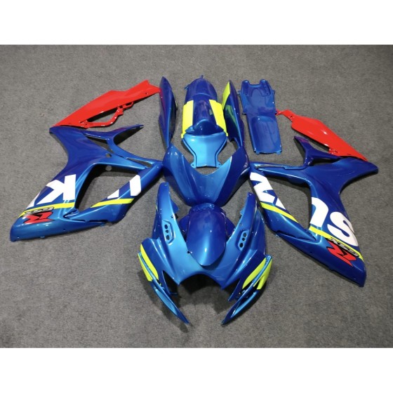 Customized Blue Suzuki GSXR600 750 K6 Motorcycle Fairings(2006-2007)