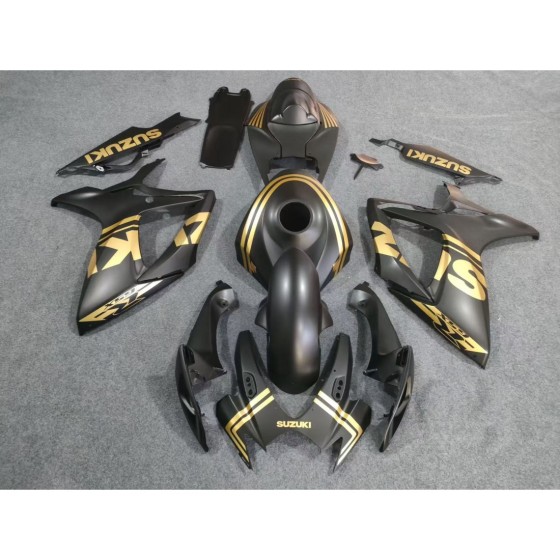 Matte Black Fairings For Suzuki GSXR600 750 K6 Motorcycle(Full Tank Cover)(2006-2007)