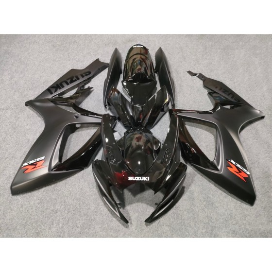 Matte Black Suzuki GSXR600 750 K6 Motorcycle Fairings(2006-2007)