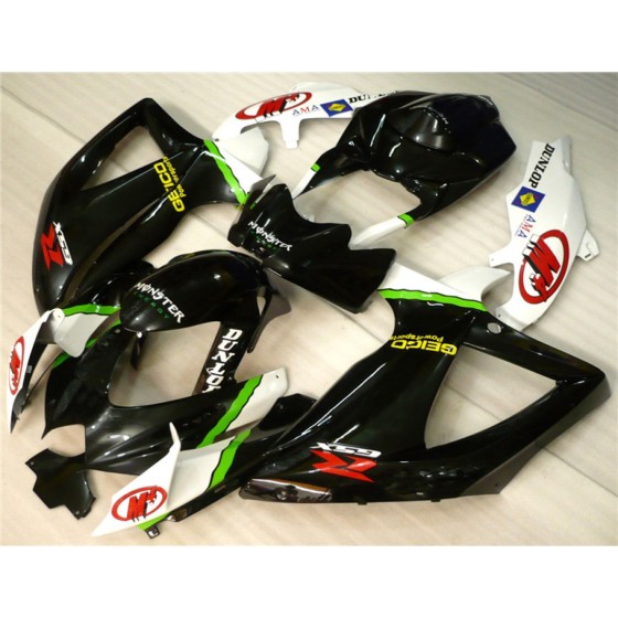 Balck & Blue Suzuki GSXR600 750 K8 Motorcycle Fairings(2008-2010)