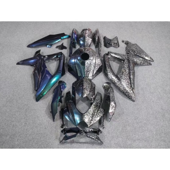 Chameleon/Forged Carbon Fiber Fairings For Suzuki GSXR600 750 K8 (2008-2010)