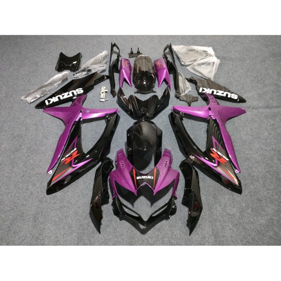 Customized Purple Suzuki GSXR600 750 K8 Motorcycle Fairings(2008-2010)