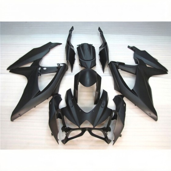 Matte Black Suzuki GSXR600 750 K8 Motorcycle Fairings(2008-2010)