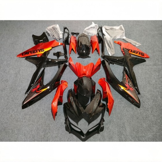 Silver Grey Suzuki GSXR600 750 K8 Motorcycle Fairings(2008-2010)