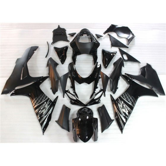Black Suzuki GSXR600 750 K11 Motorcycle Fairings(2011-2022)