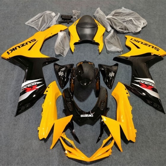 Customized Yellow Suzuki GSXR600 750 K11 Motorcycle Fairings(2011-2022)