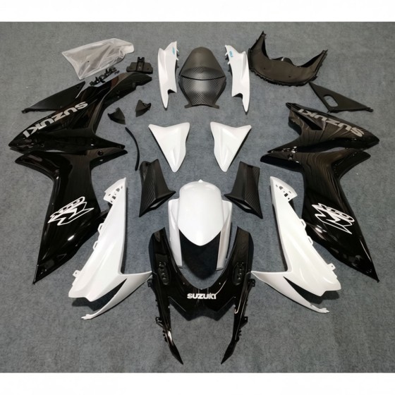 OEM Black/White Suzuki GSXR600 750 K11 Motorcycle Fairings(2011-2022)