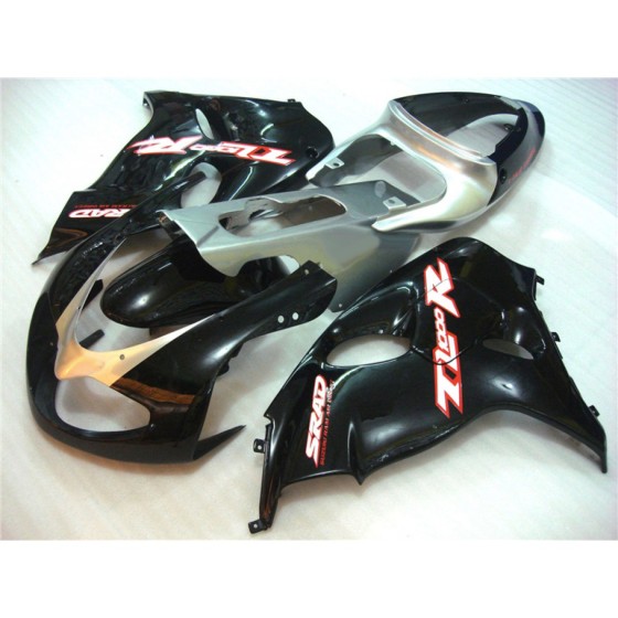 Suzuki TL1000R Black & Silver Motorcycle Fairings(1998-2002)