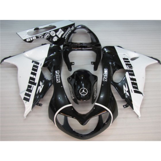 Suzuki TL1000R White & Black Motorcycle Fairings(1998-2002)