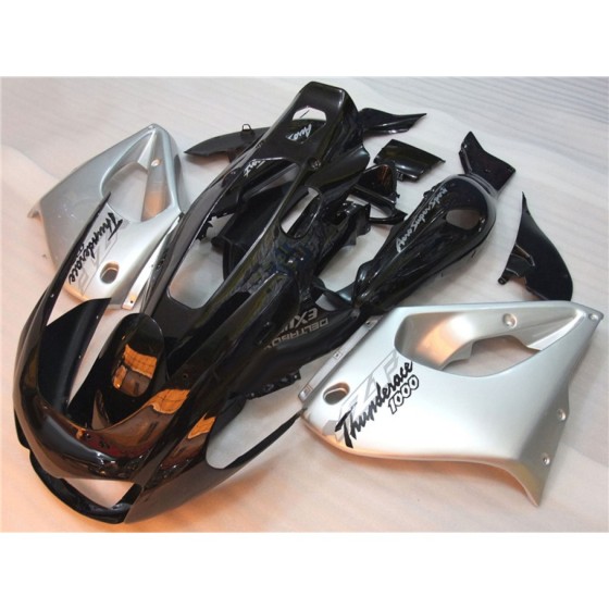 Yamaha YZF1000R Black & Silver Motorcycle Fairings(1997-2007)