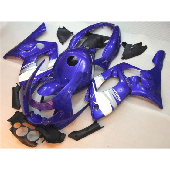 Yamaha YZF600R Blue & Silver Motorcycle Fairings(1997-2007)