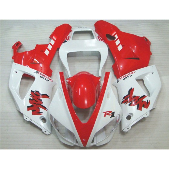 Yamaha YZF R1 White Flame Motorcycle Fairings(1998-1999)
