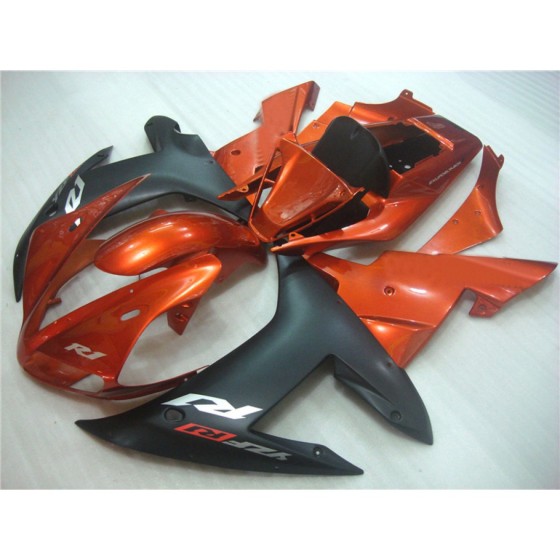 Yamaha YZF R1 Black Flame Motorcycle Fairings(2002-2003)