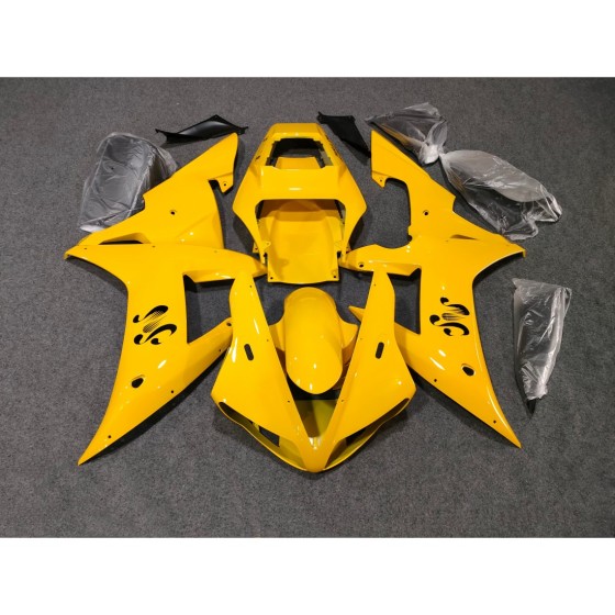 Yamaha YZF R1 Customized Yellow Motorcycle Fairings(2002-2003)