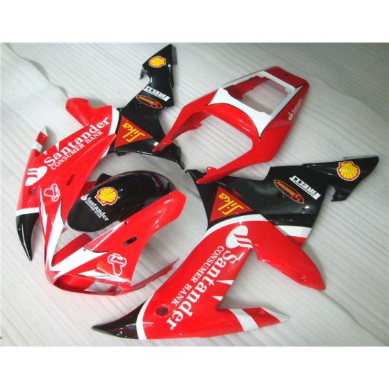 Yamaha YZF R1 Red Motorcycle Fairings(2002-2003)