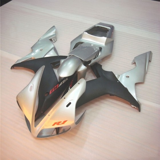 Yamaha YZF R1 Silver Motorcycle Fairings(2002-2003)