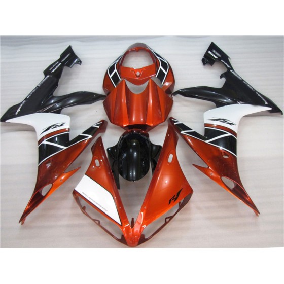 Yamaha YZF R1 Red &White Motorcycle Fairings(2004-2006)