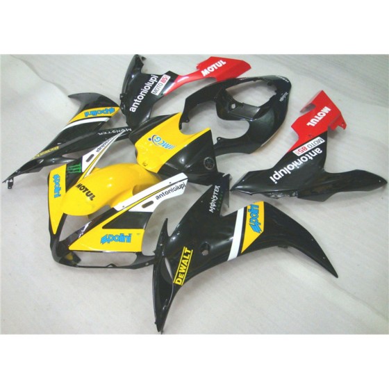 Yamaha YZF R1 Yellow & Black Motorcycle Fairings(2004-2006)